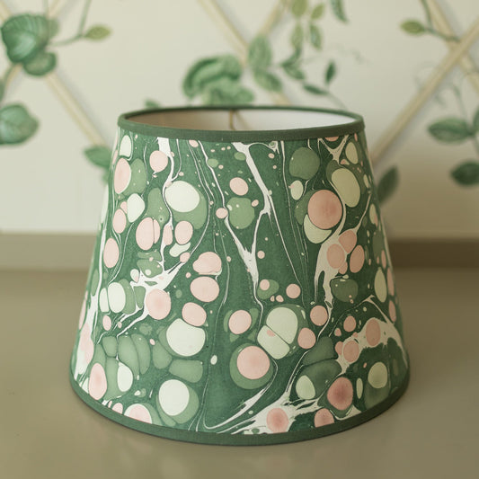 14" Hand Marbled Lampshade