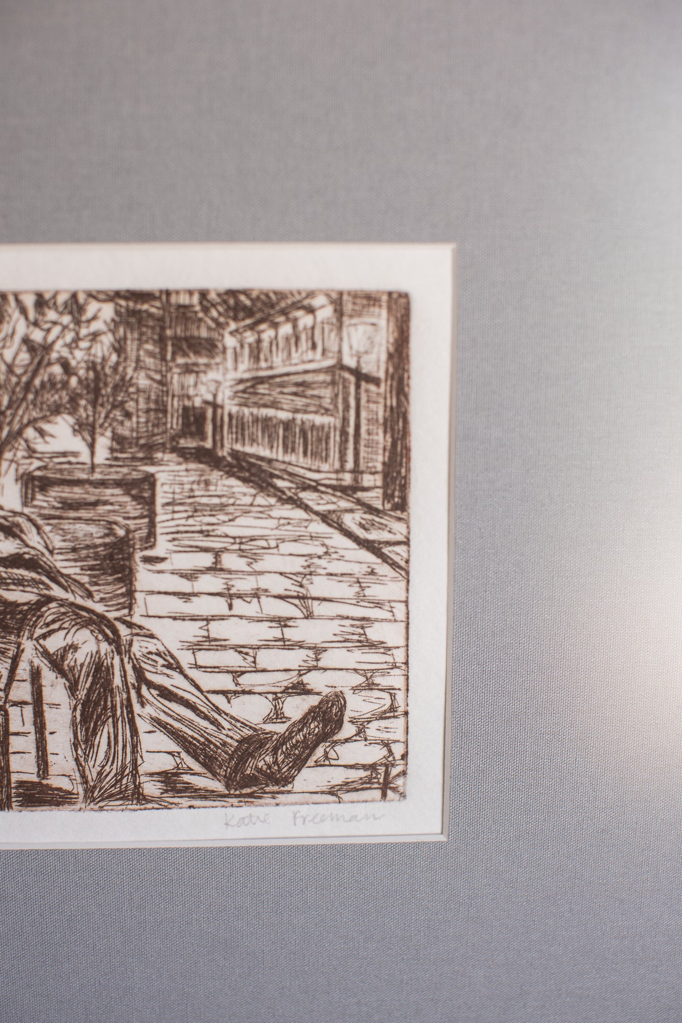 “Nap in Spain” Etching