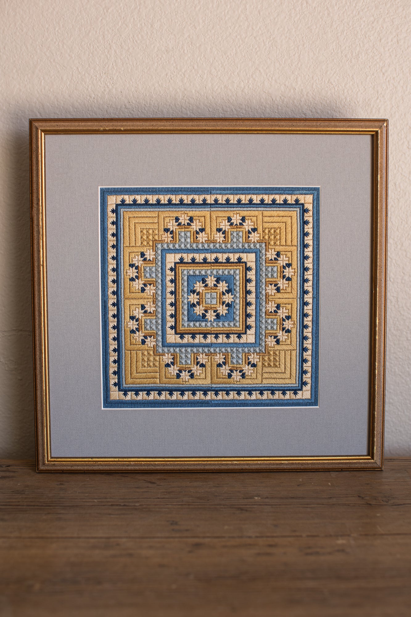 Golden Hour Vintage Cross Stitch