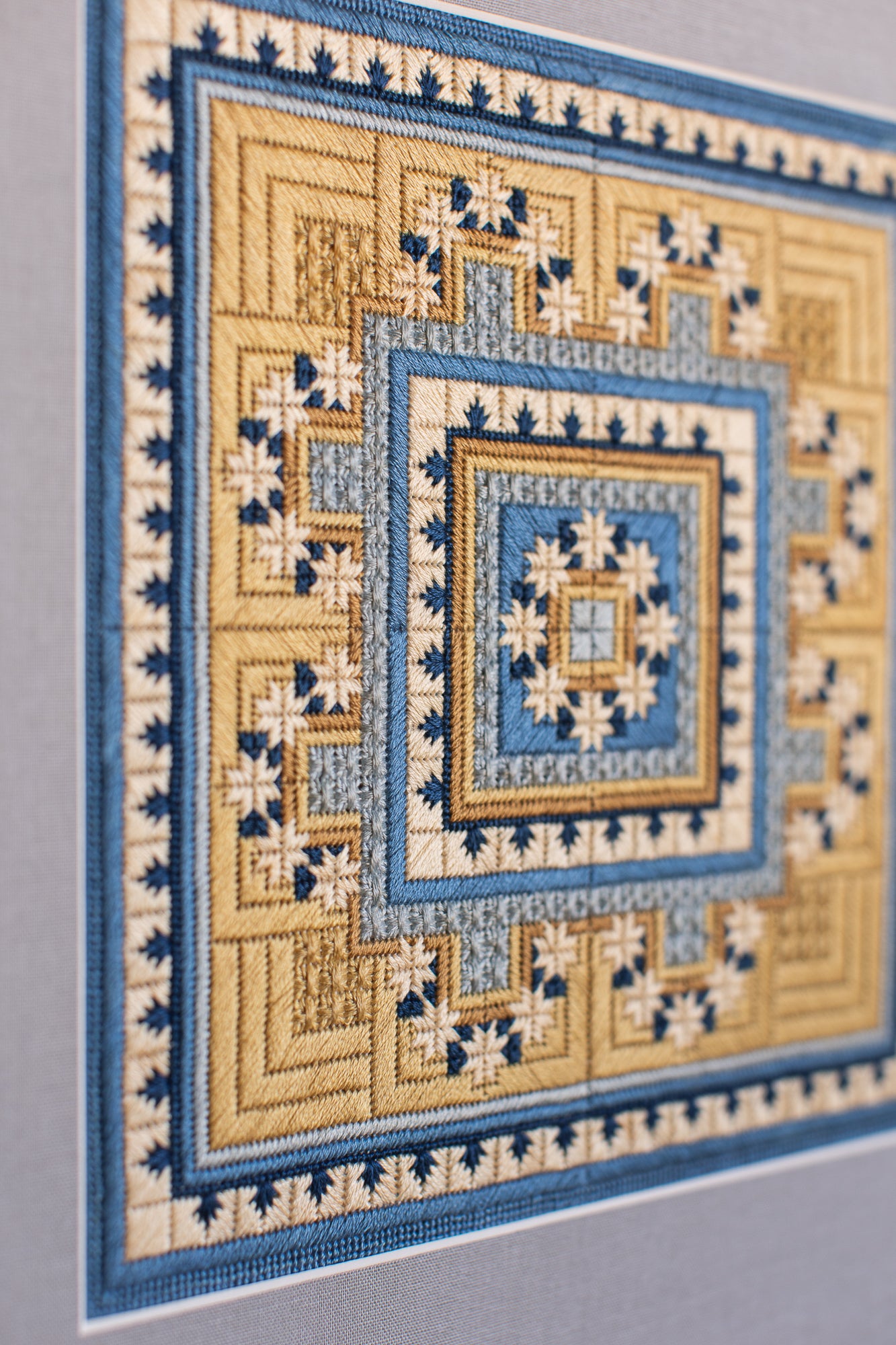 Golden Hour Vintage Cross Stitch