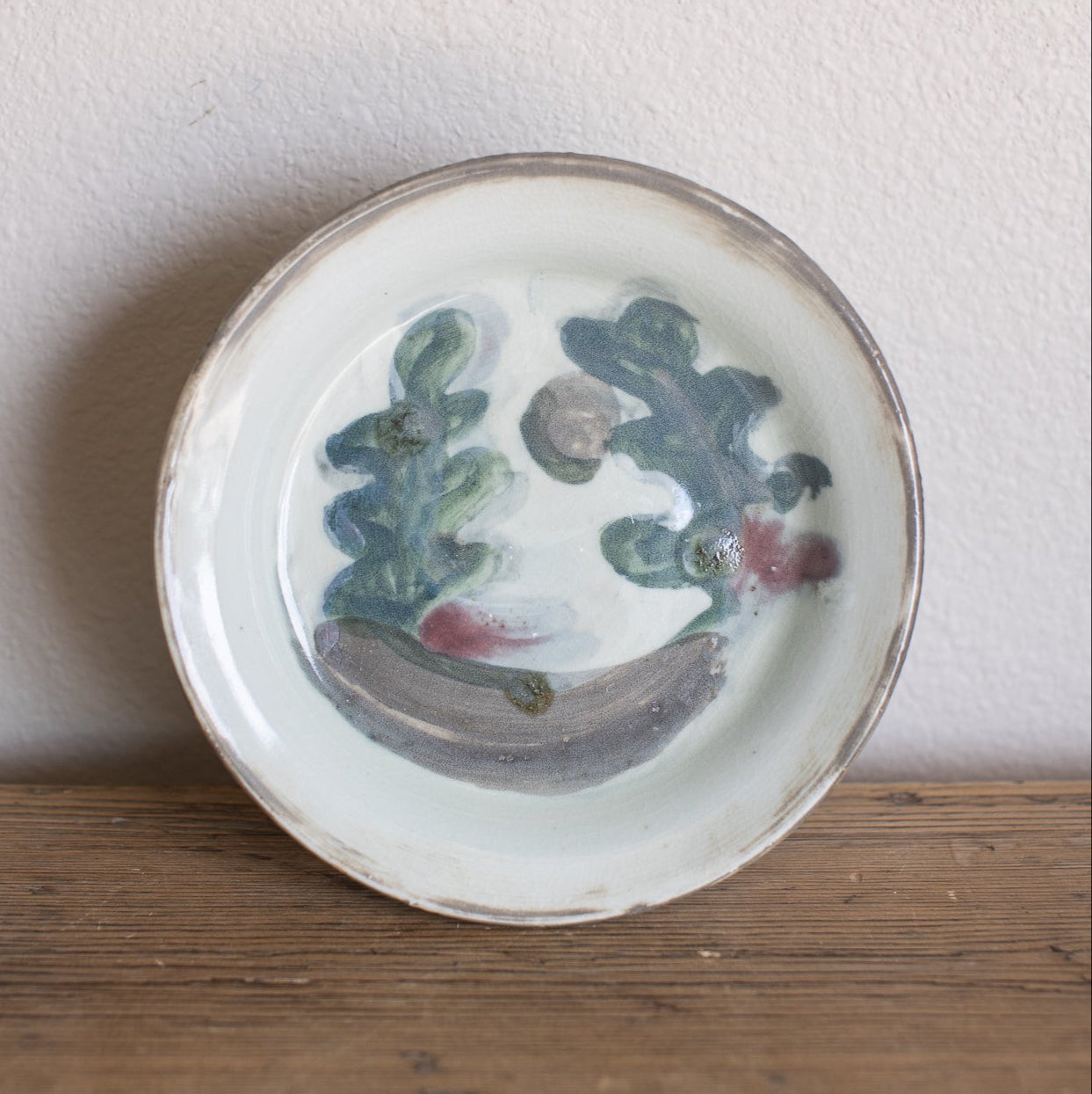 Hand-Painted Studio Pottery Dish