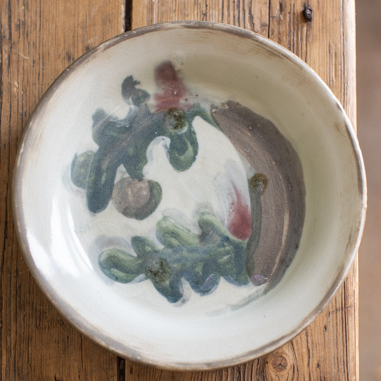 Hand-Painted Studio Pottery Dish