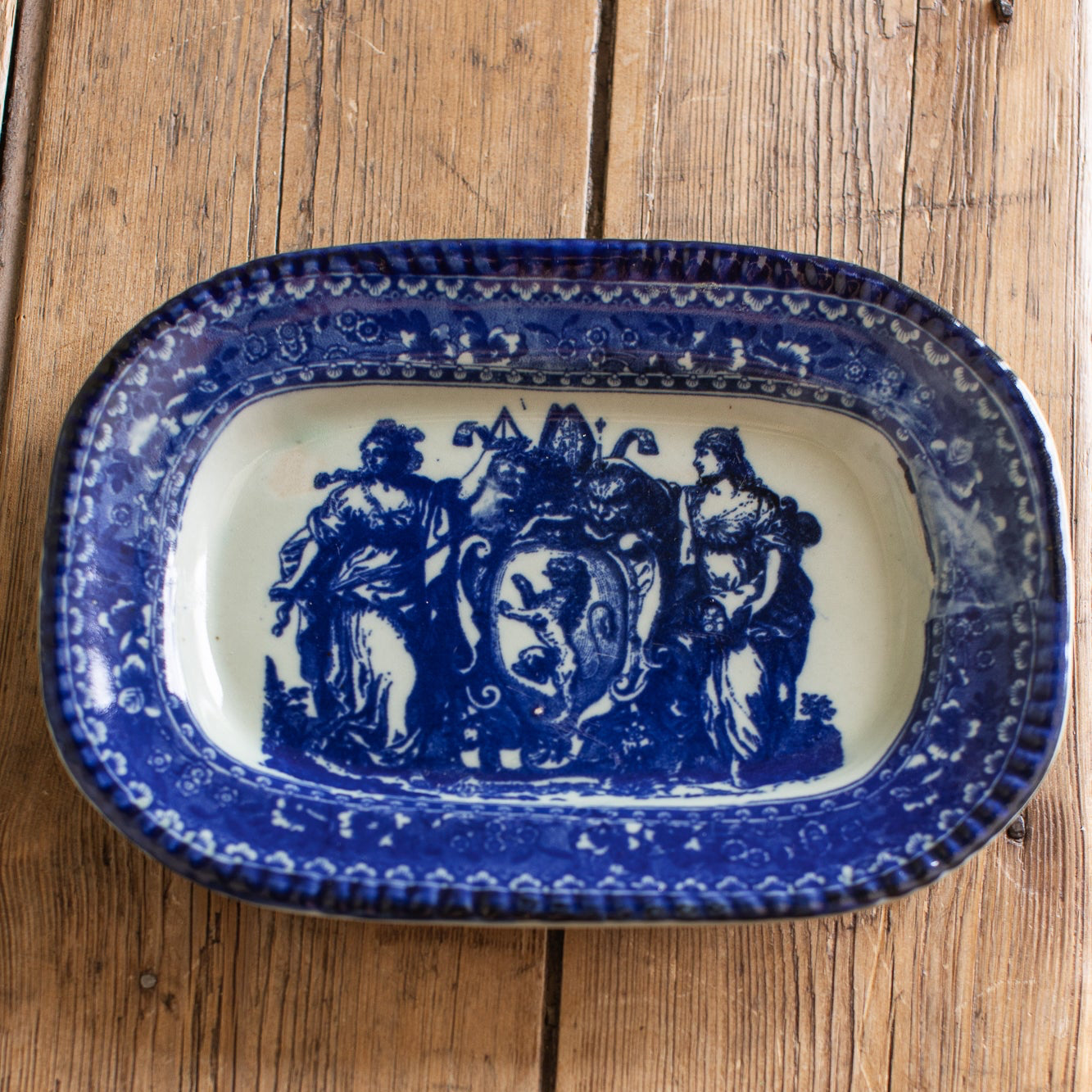 Antique Ironstone Serving Dish