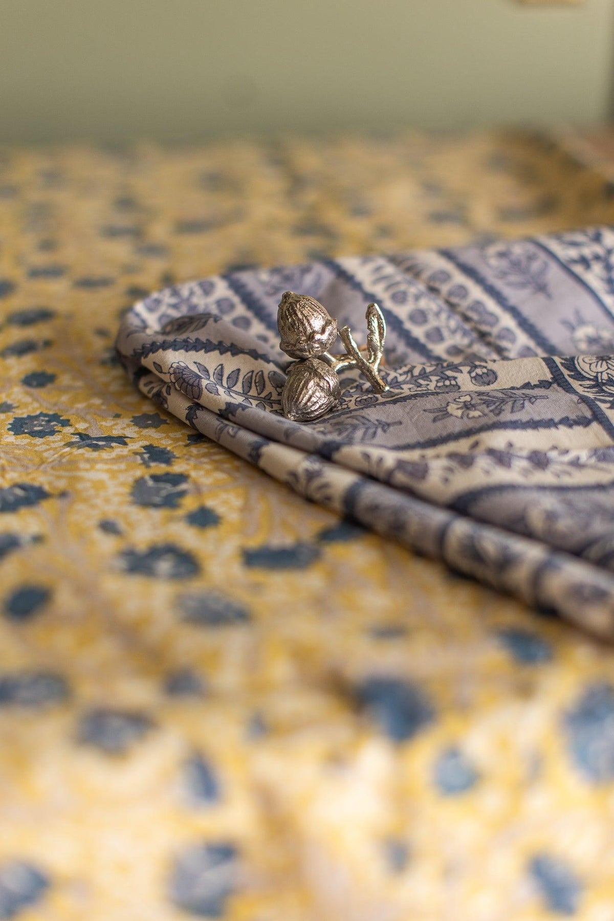 Silver Acorn Napkin Rings - OAKSTREET SHOPPE