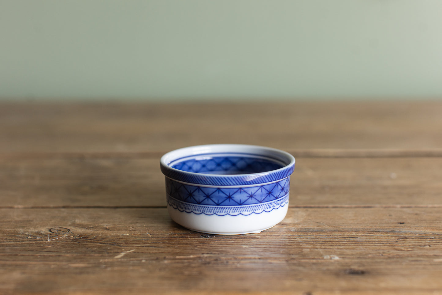 Blue Canton Serveware