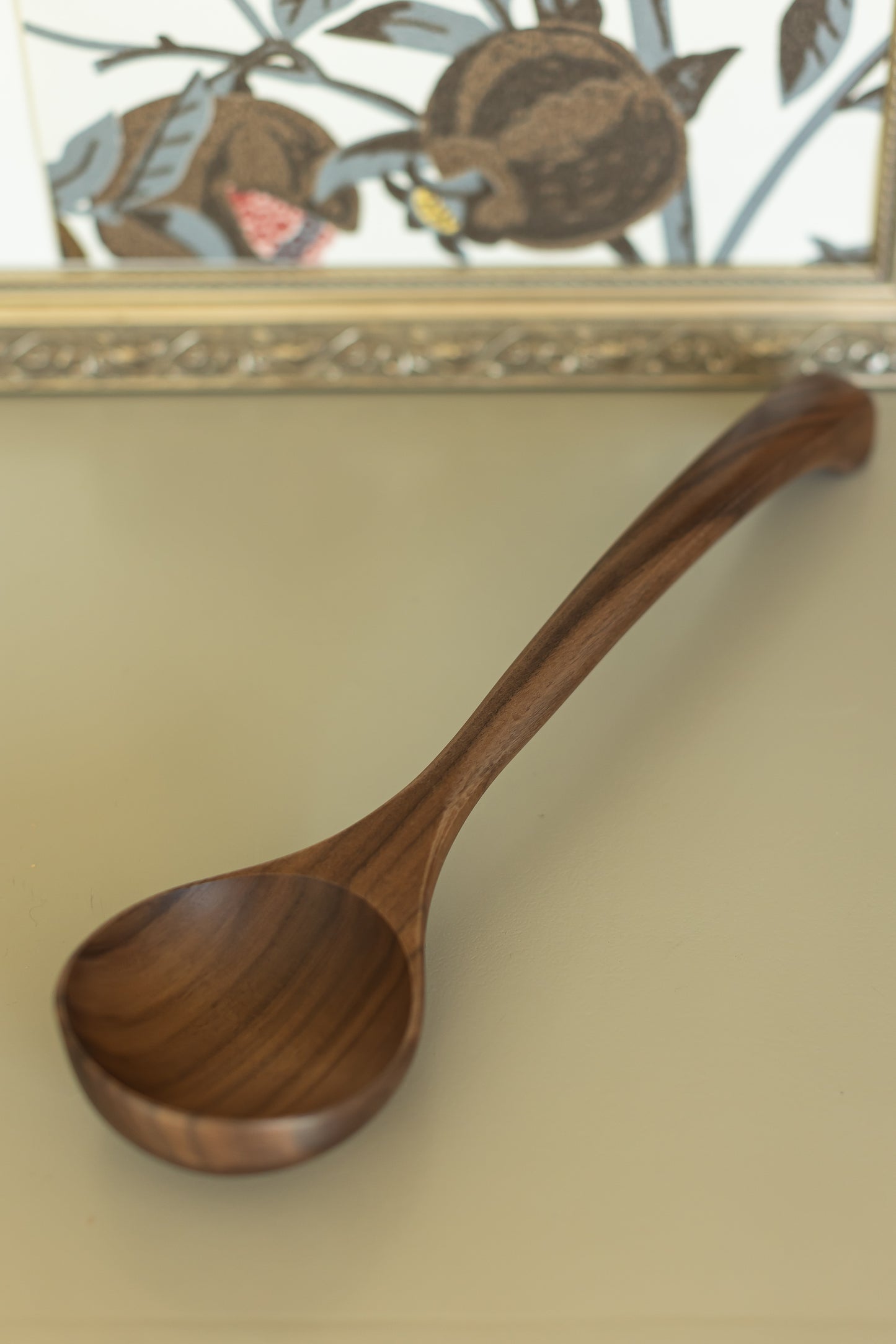12’’ Walnut Wooden Ladle