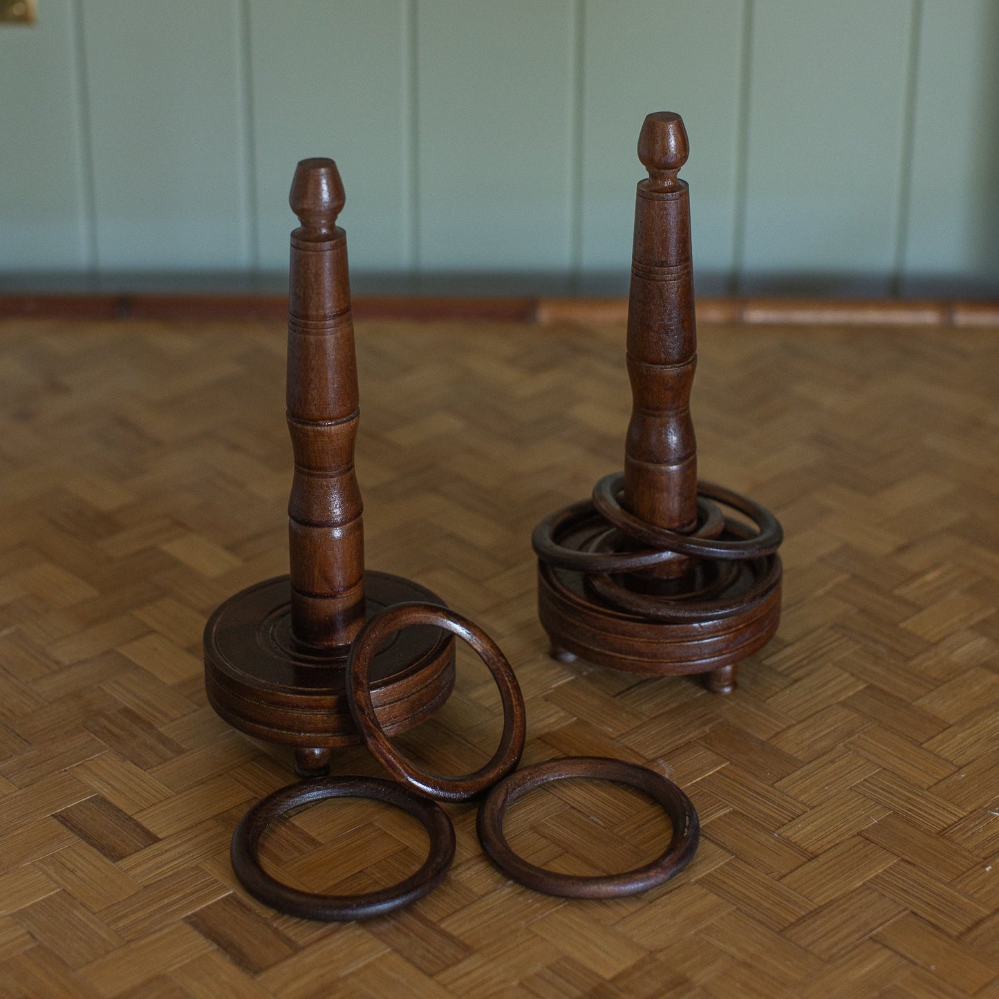 Wooden Ring Toss Game