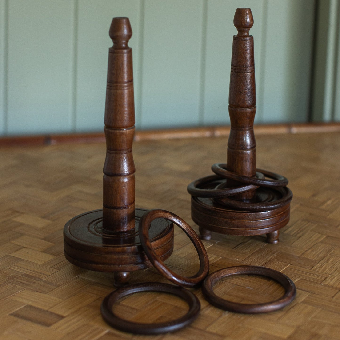 Wooden Ring Toss Game
