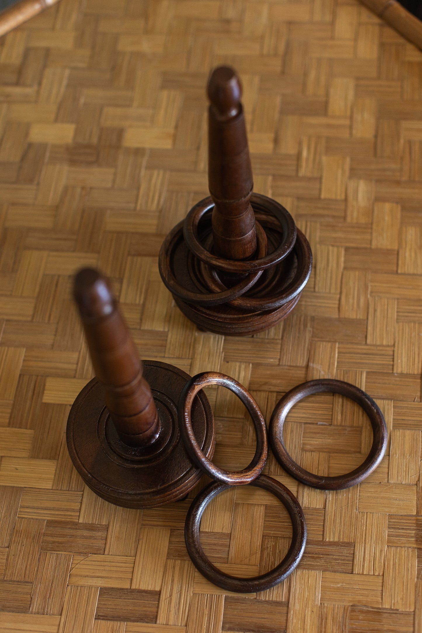 Wooden Ring Toss Game