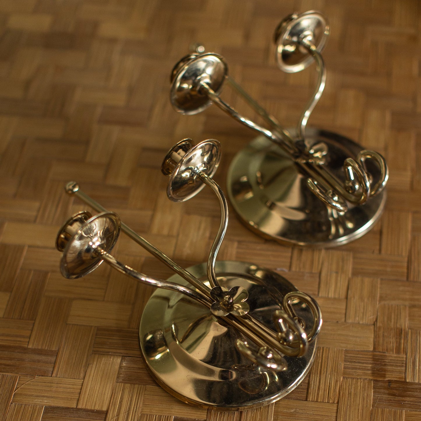 Vintage Brass Wall Sconces