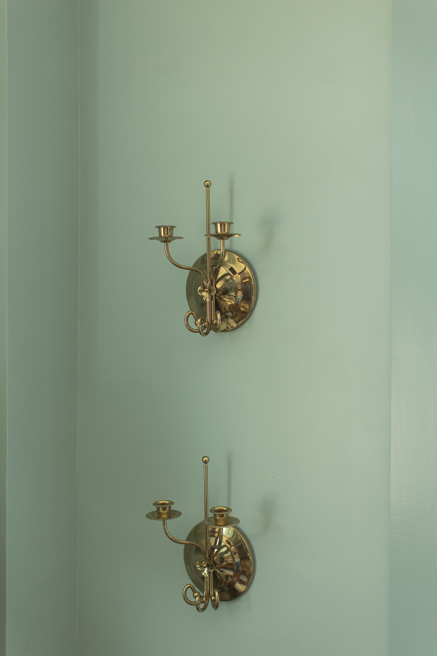 Vintage Brass Wall Sconces