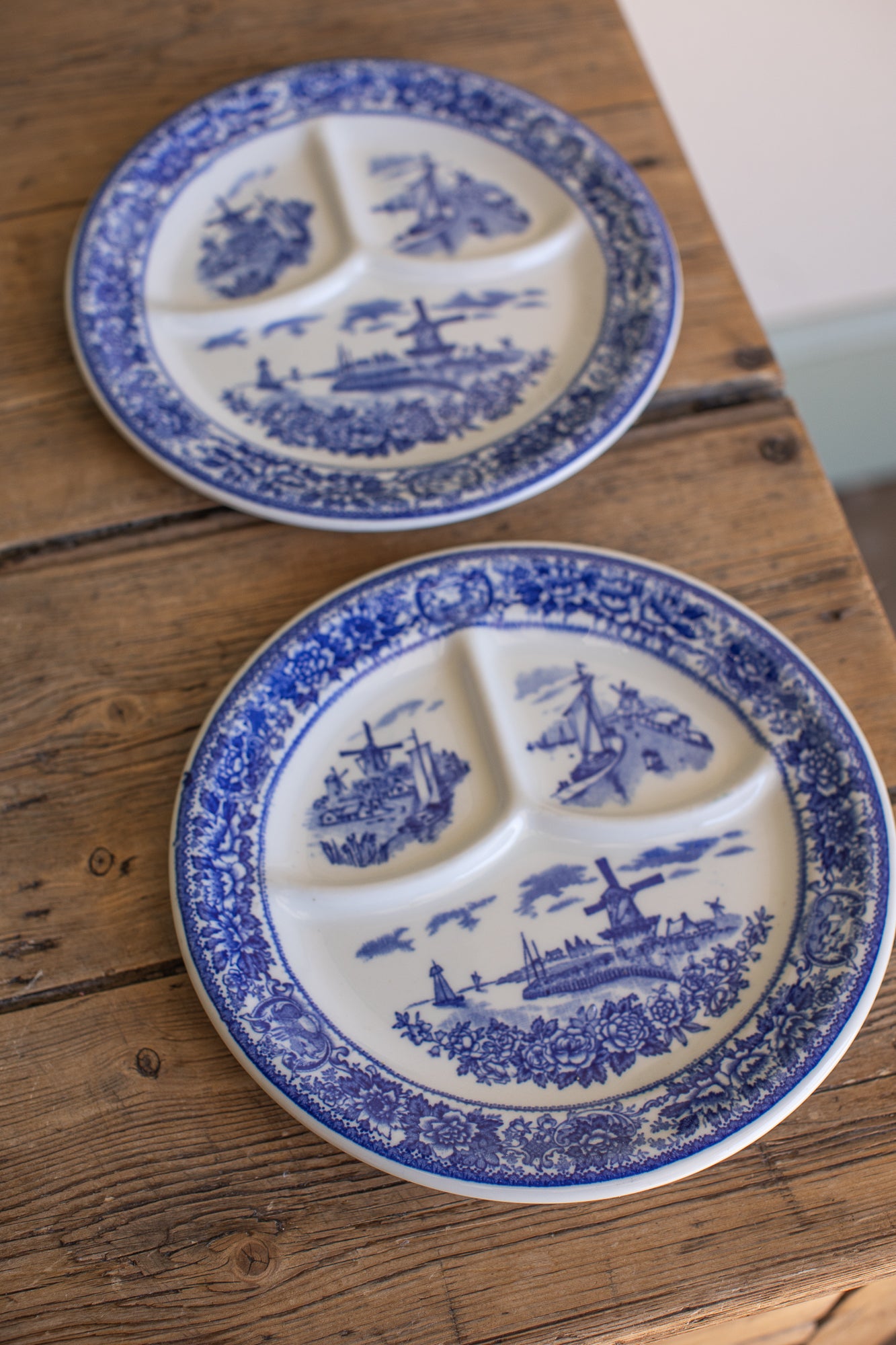 Vintage Kenro China Divided Plates