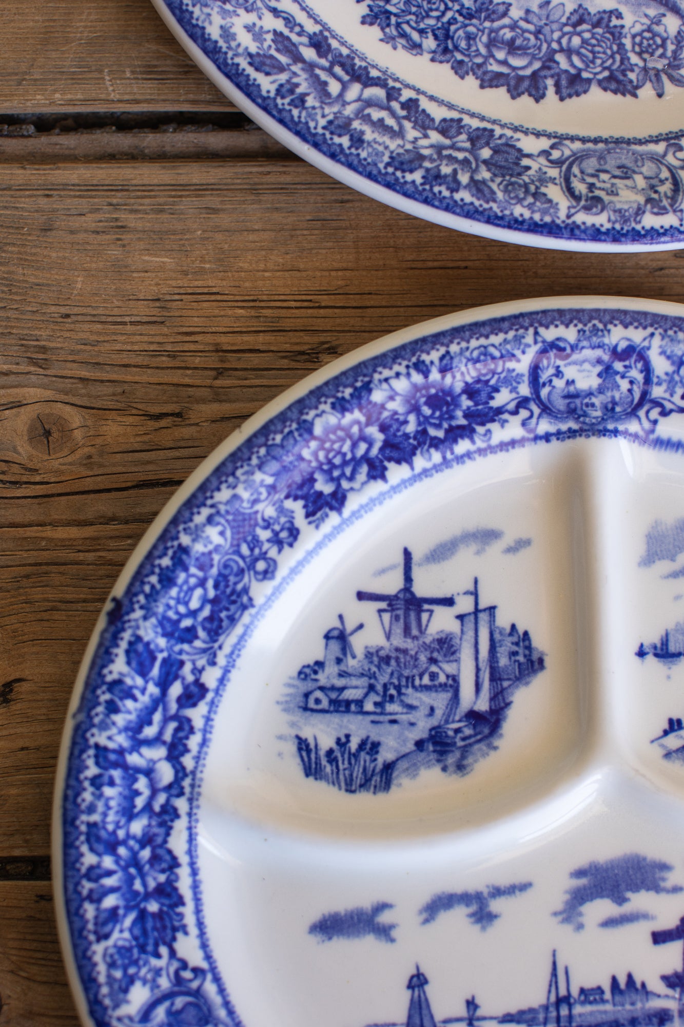 Vintage Kenro China Divided Plates