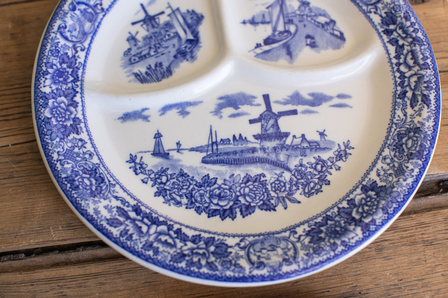 Vintage Kenro China Divided Plates
