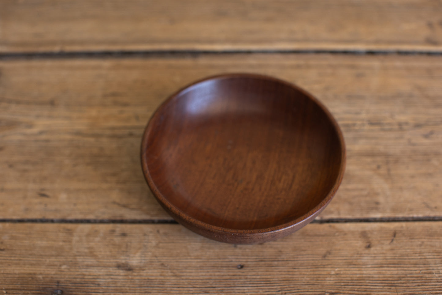Mid-Century Wooden Bowl