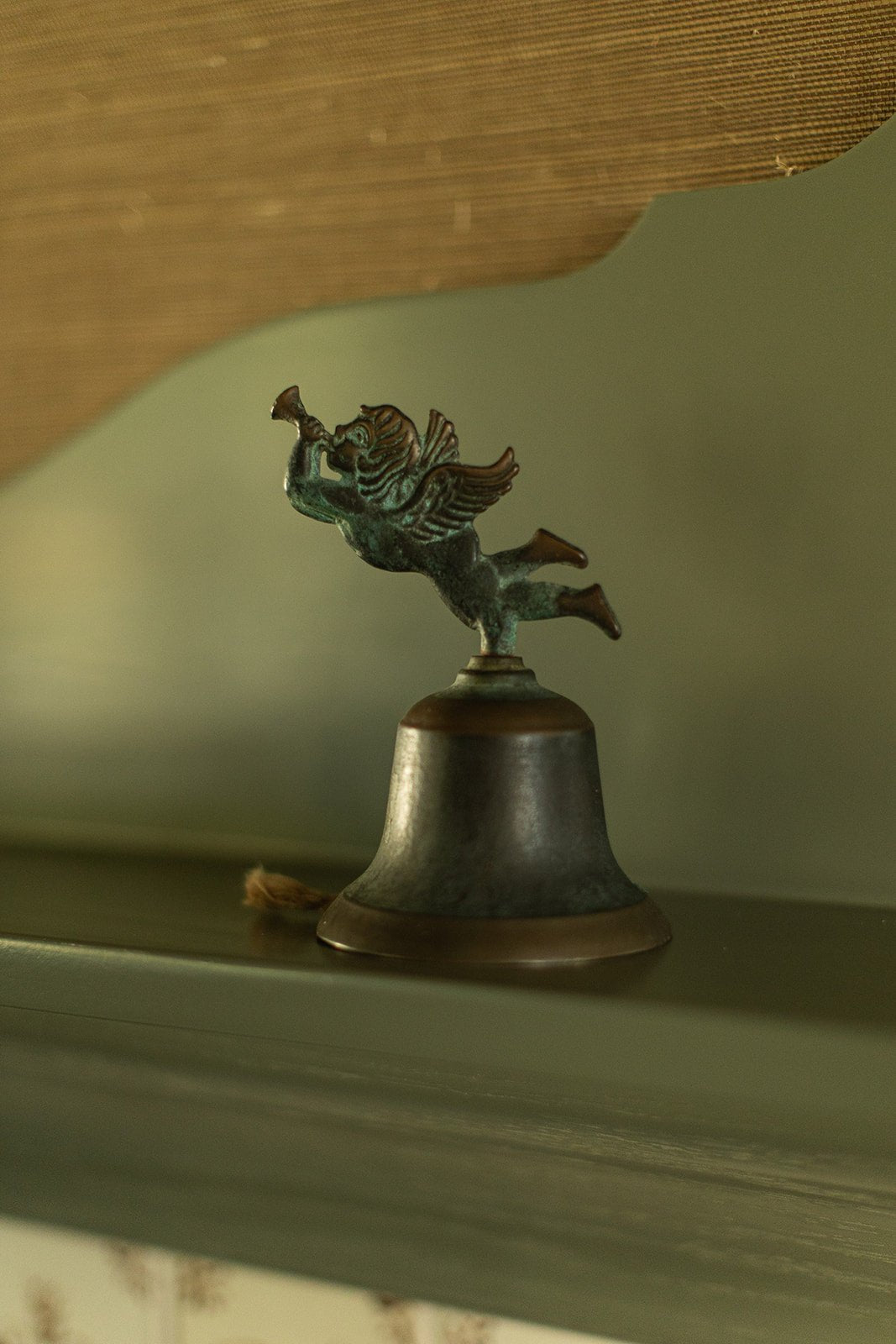 Trumpeting Cherub Bell - OAKSTREET SHOPPE
