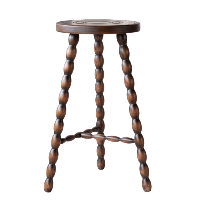 Spindled Tabouret Stool - OAKSTREET SHOPPE