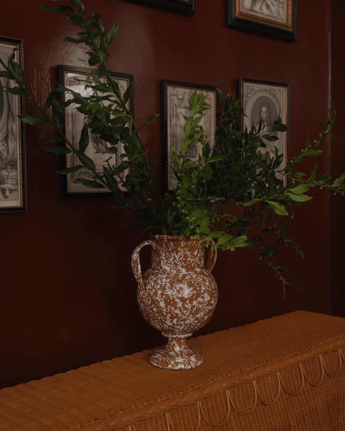 Splatter Verona Vase - OAKSTREET SHOPPE