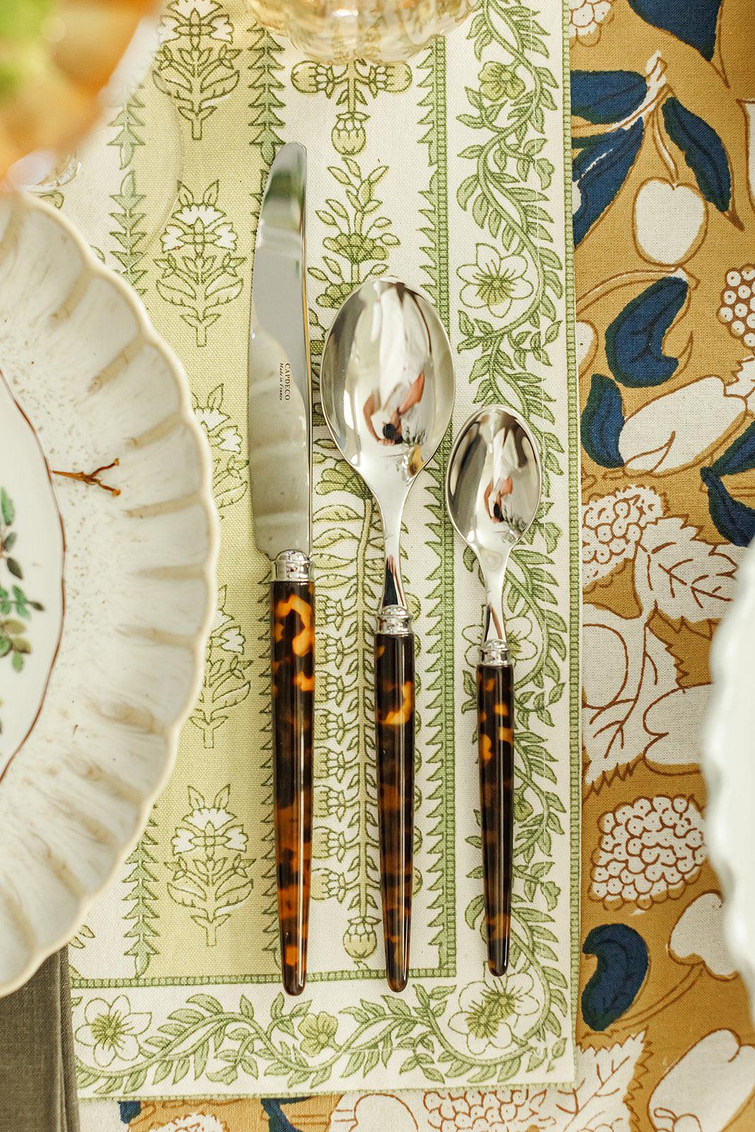 Tang Tortoise Flatware + Serving Pieces (Capdeco)
