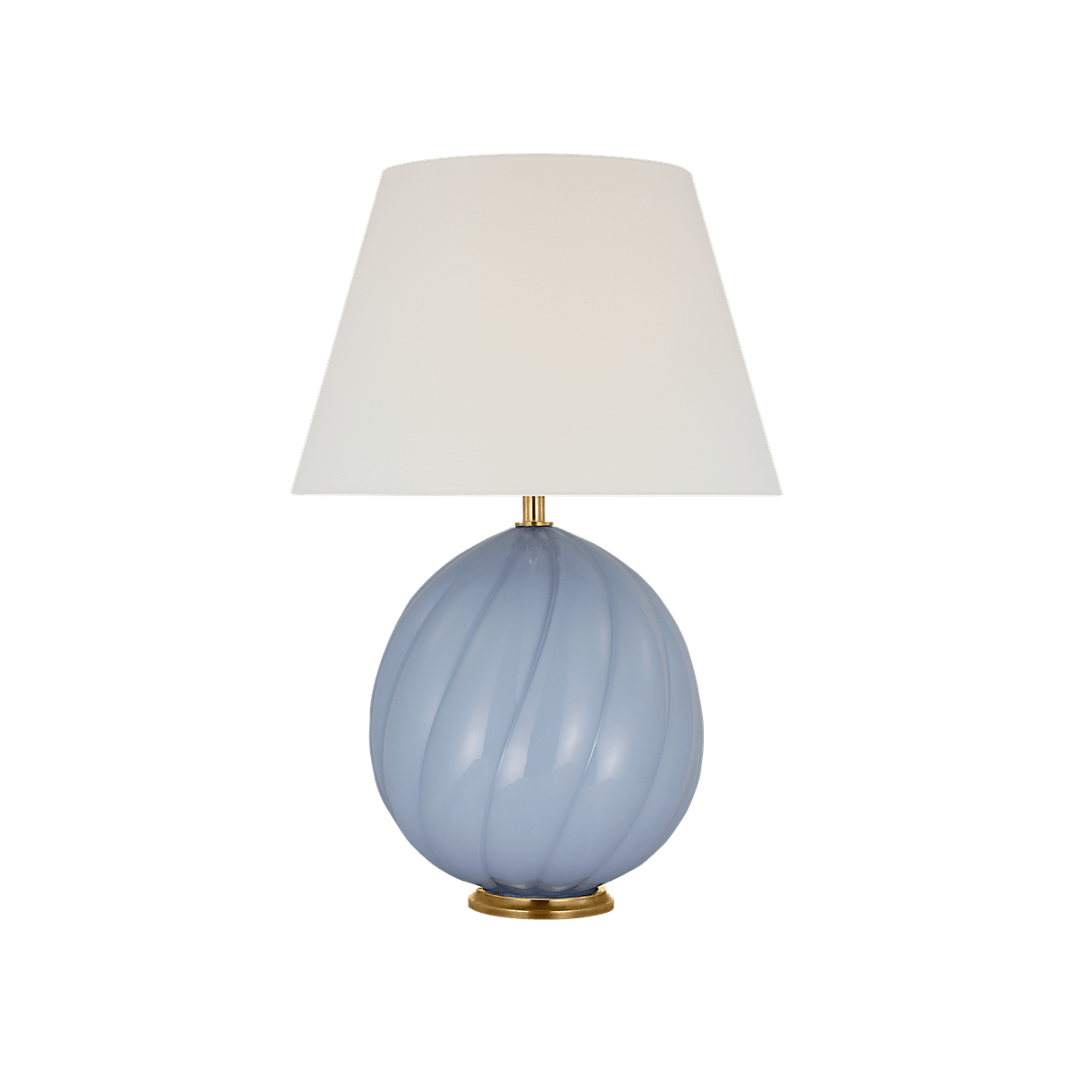 Talia Table Lamp, Blue - OAKSTREET SHOPPE