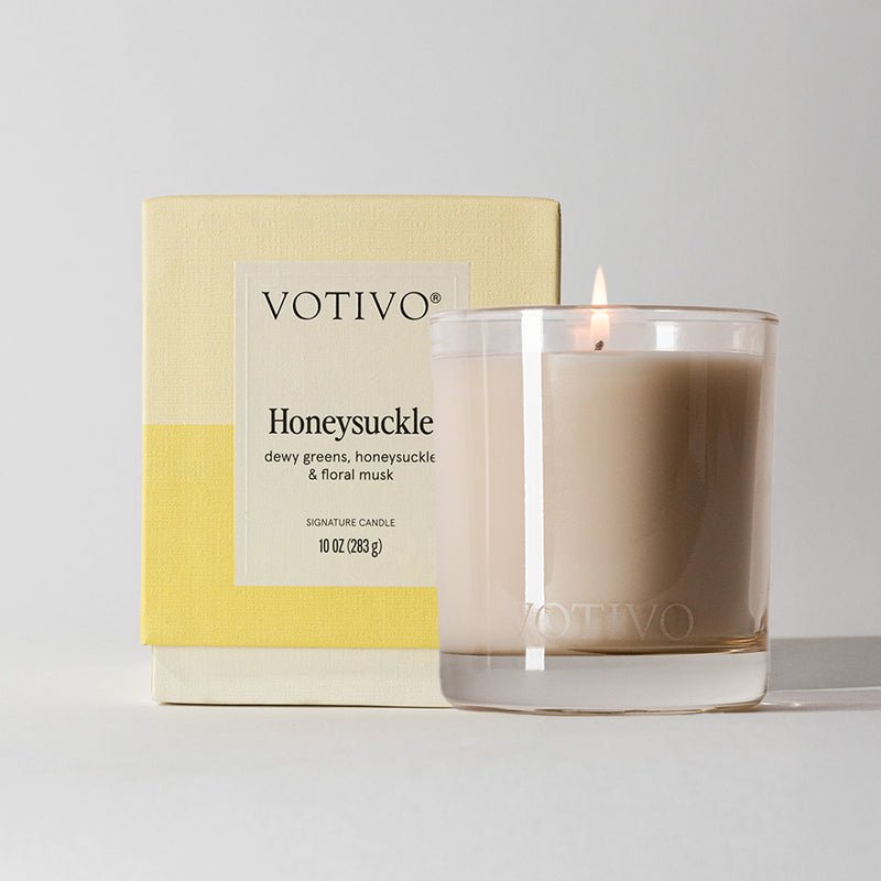 Votivo Candle, Honeysuckle - OAKSTREET SHOPPE