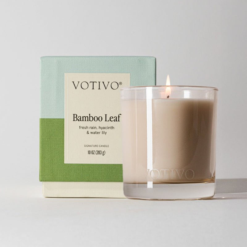 Votivo Candle, Bamboo Leaf - OAKSTREET SHOPPE