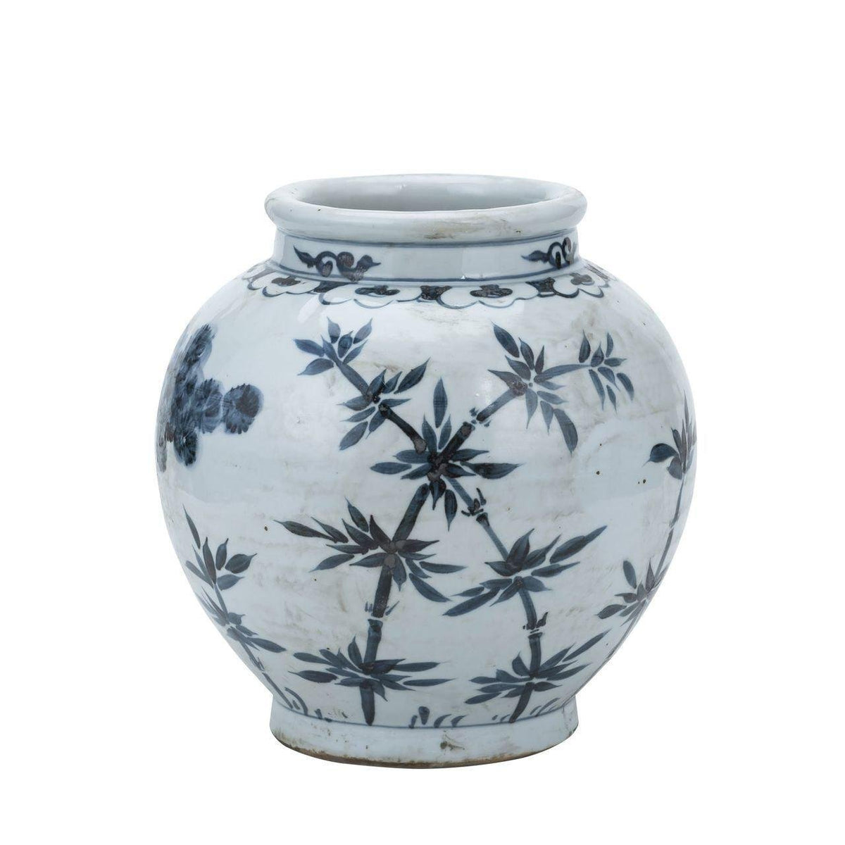 Pine & Bamboo Jar, Small - OAKSTREET SHOPPE