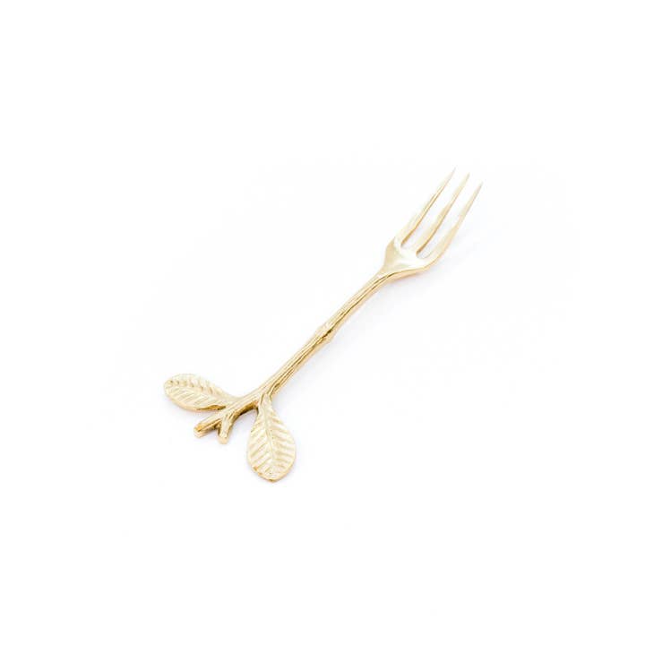 Gold Branch Flatware + Serving Pieces