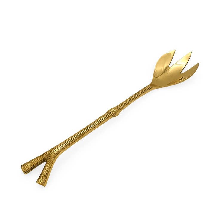 Gold Branch Flatware + Serving Pieces