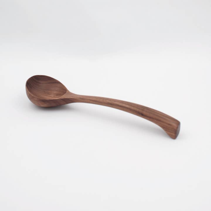 12’’ Walnut Wooden Ladle - OAKSTREET SHOPPE