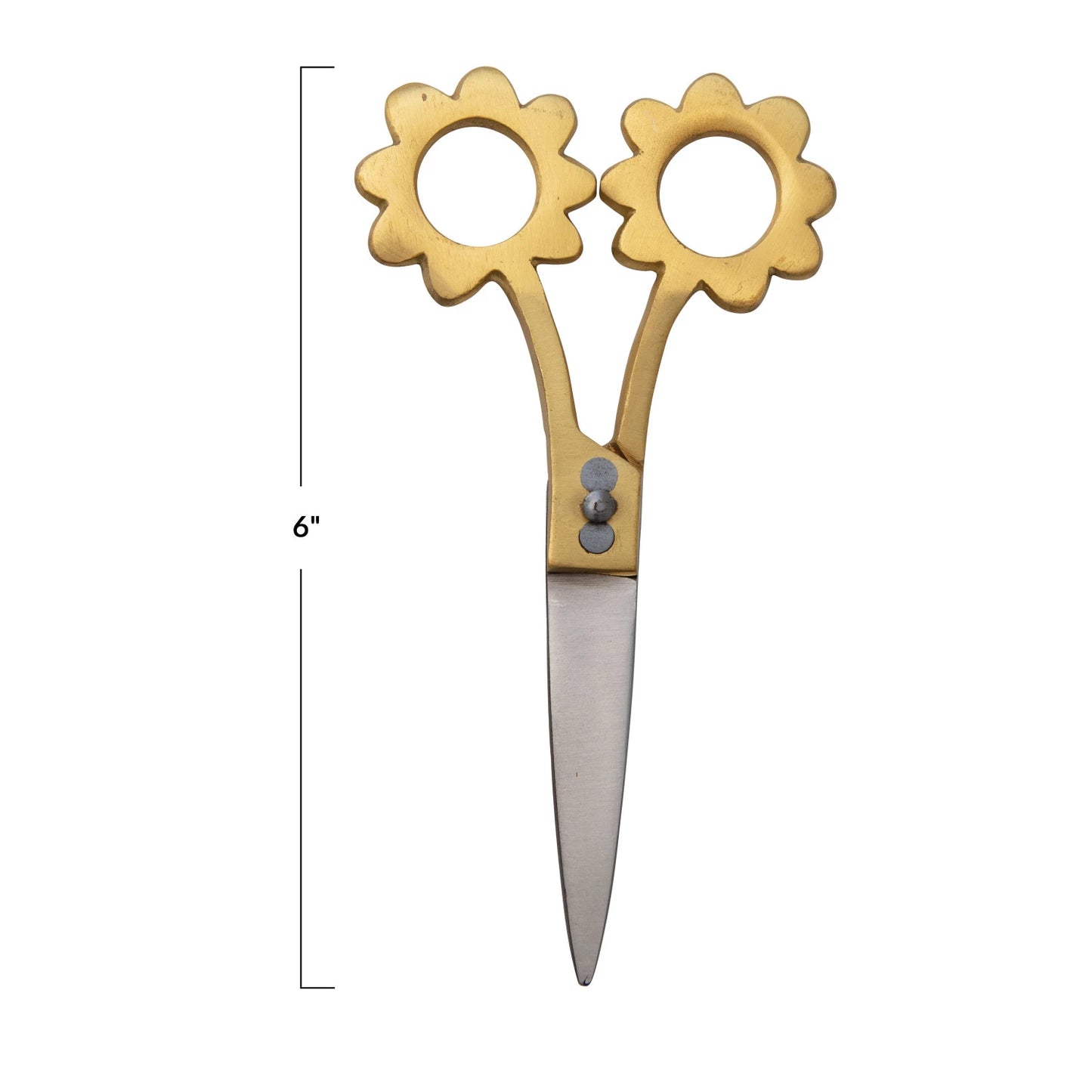 Scissors with Flower Shaped Handles