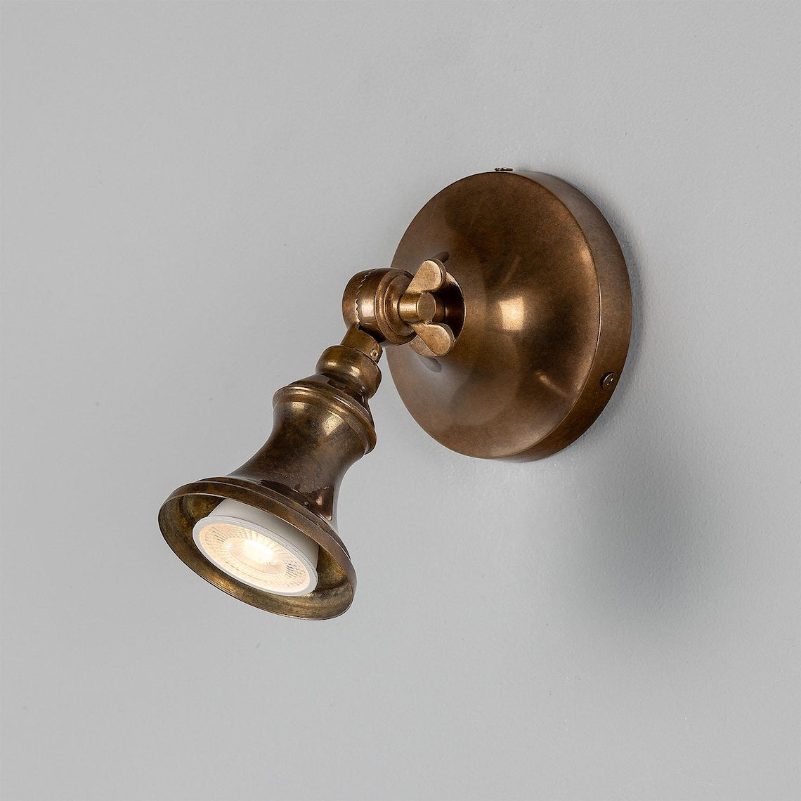 Adjustable Brass Bell Flush Mount