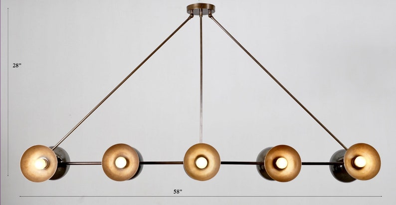 10-Light Linear Chandelier