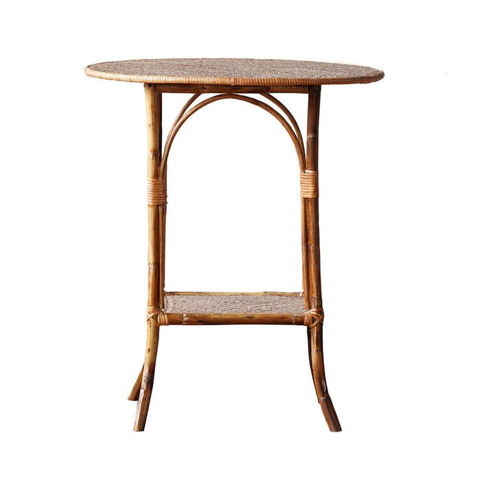 Country House Side Table, Round - OAKSTREET SHOPPE
