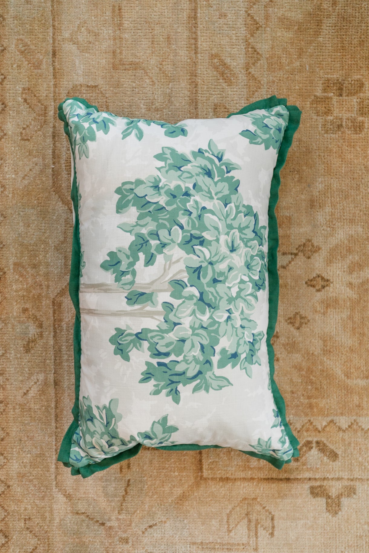 Topiary Pillow, Matcha 16"x24"