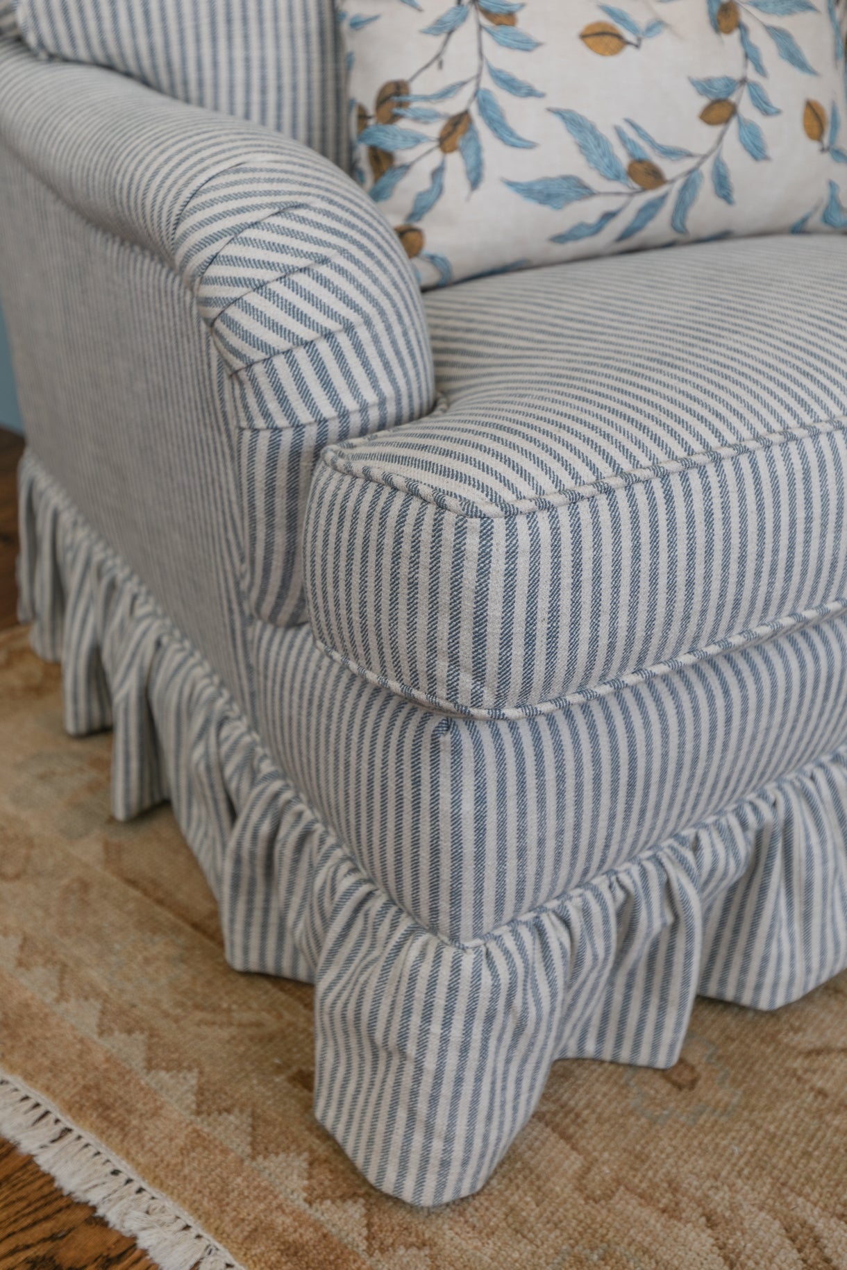 Skirted Arm Chair - Custom Upholstery Collection