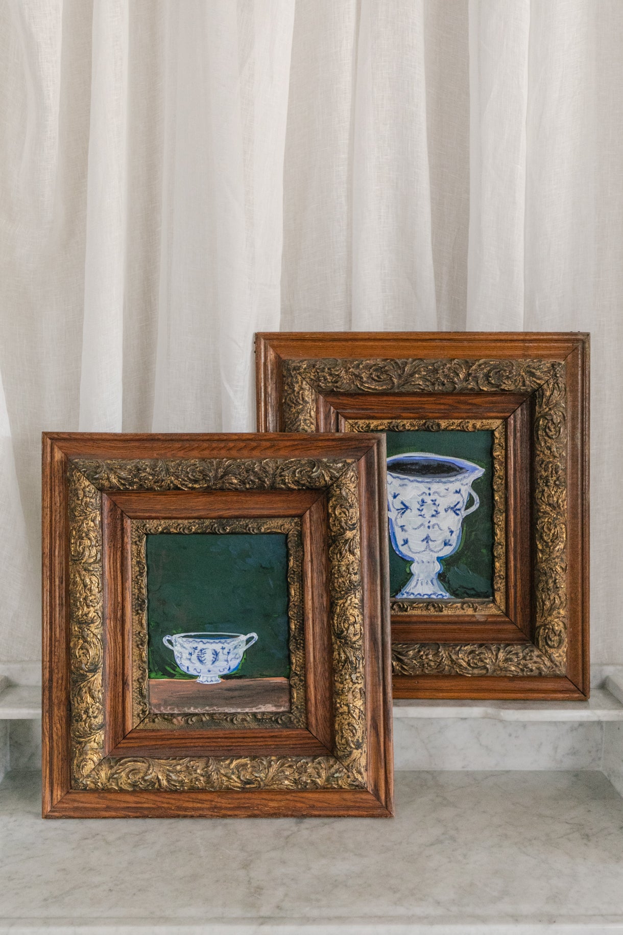 White & Blue Vase, Original