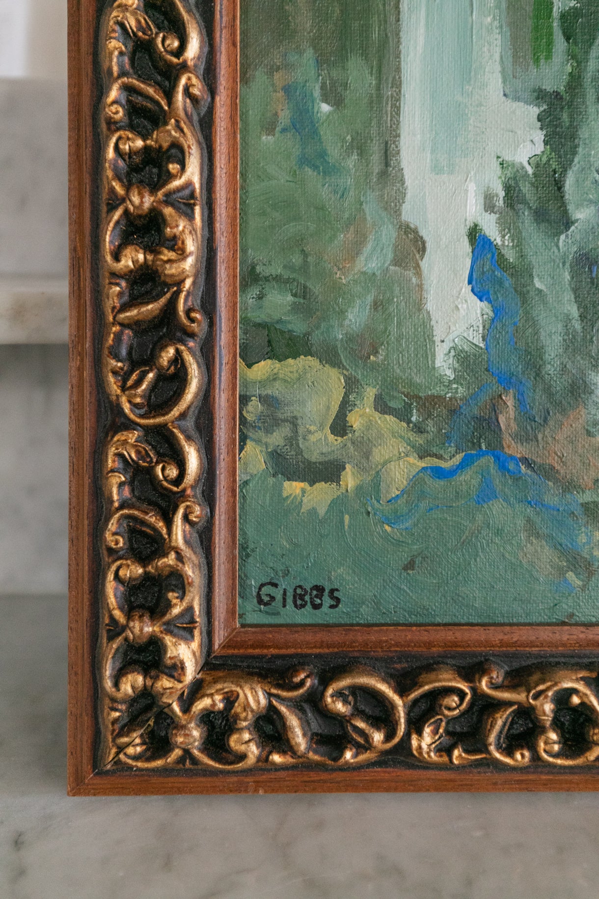 White Houses with Green Windows