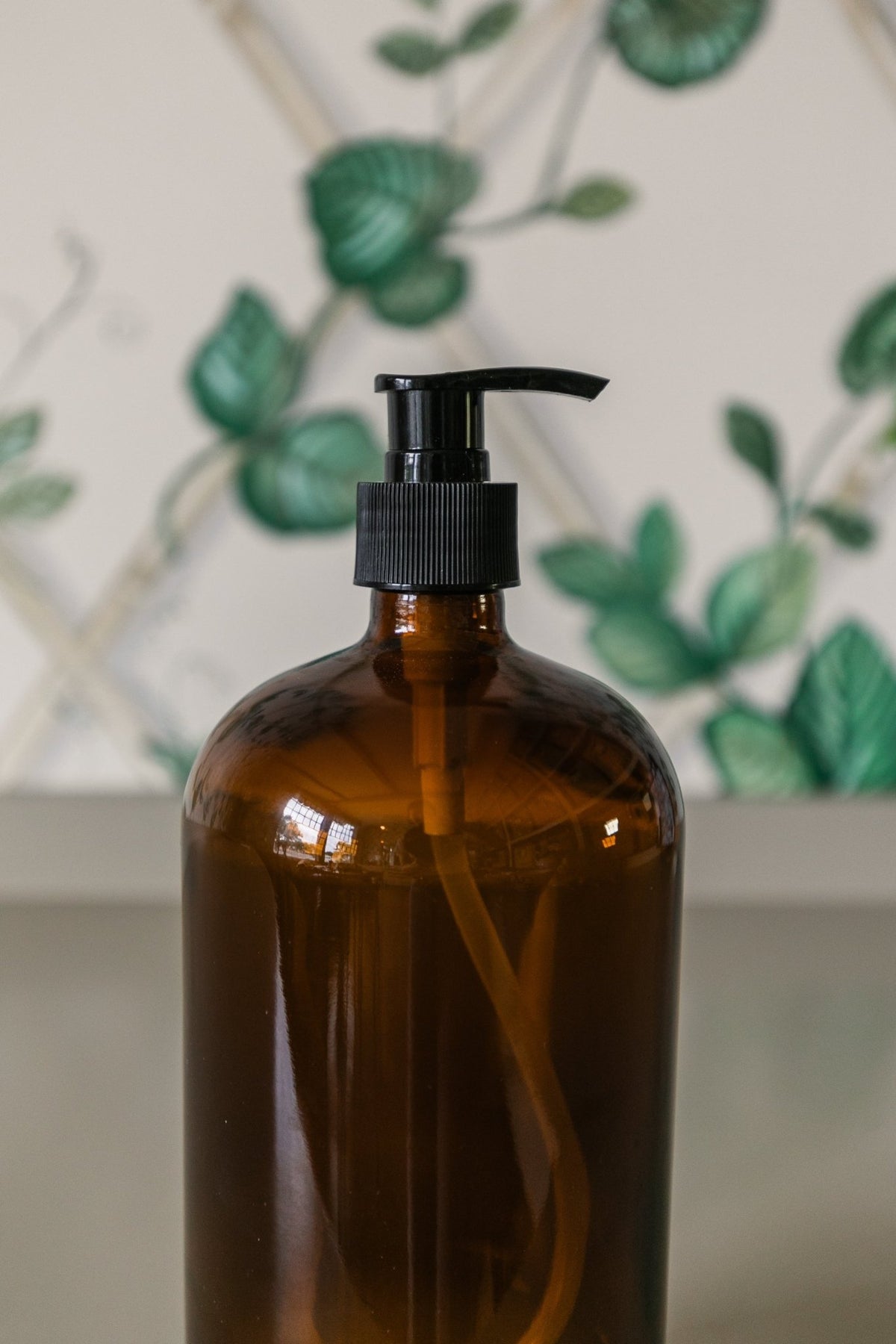 Amber Glass Bottle 32oz - OAKSTREET SHOPPE