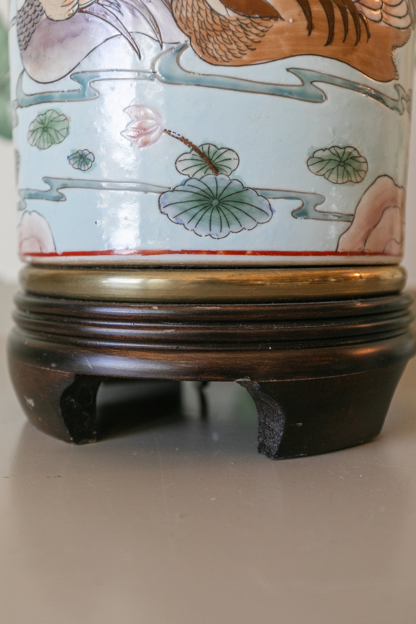 Handpainted Duck Lamp