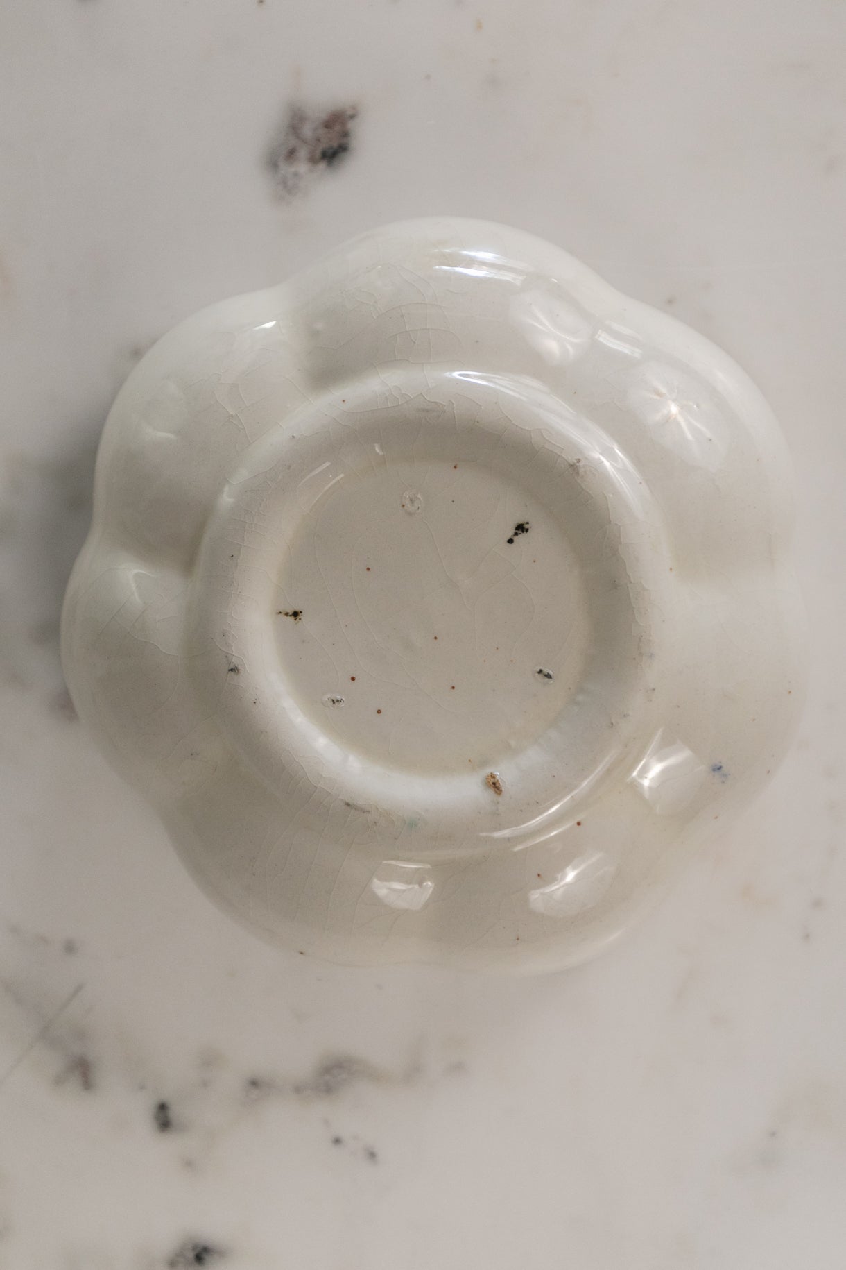 Handpainted Scallop Bowl