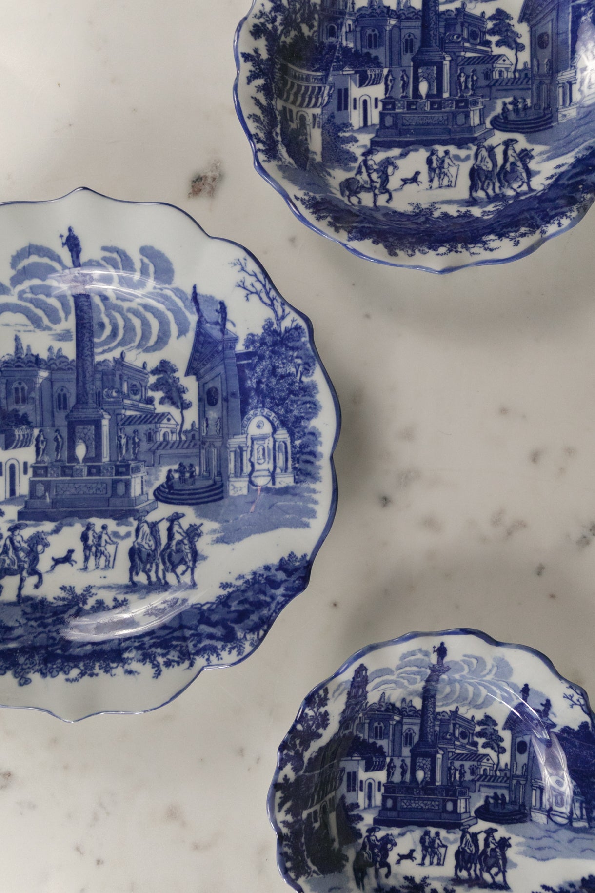 Ironstone Blue & White Dinnerware