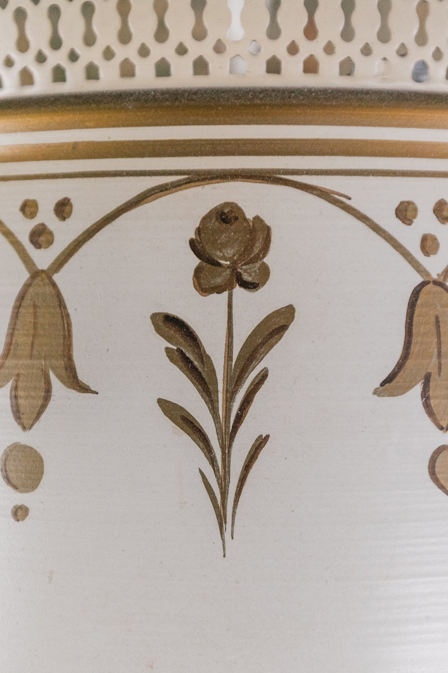 French Bouillotte Tole Lamp