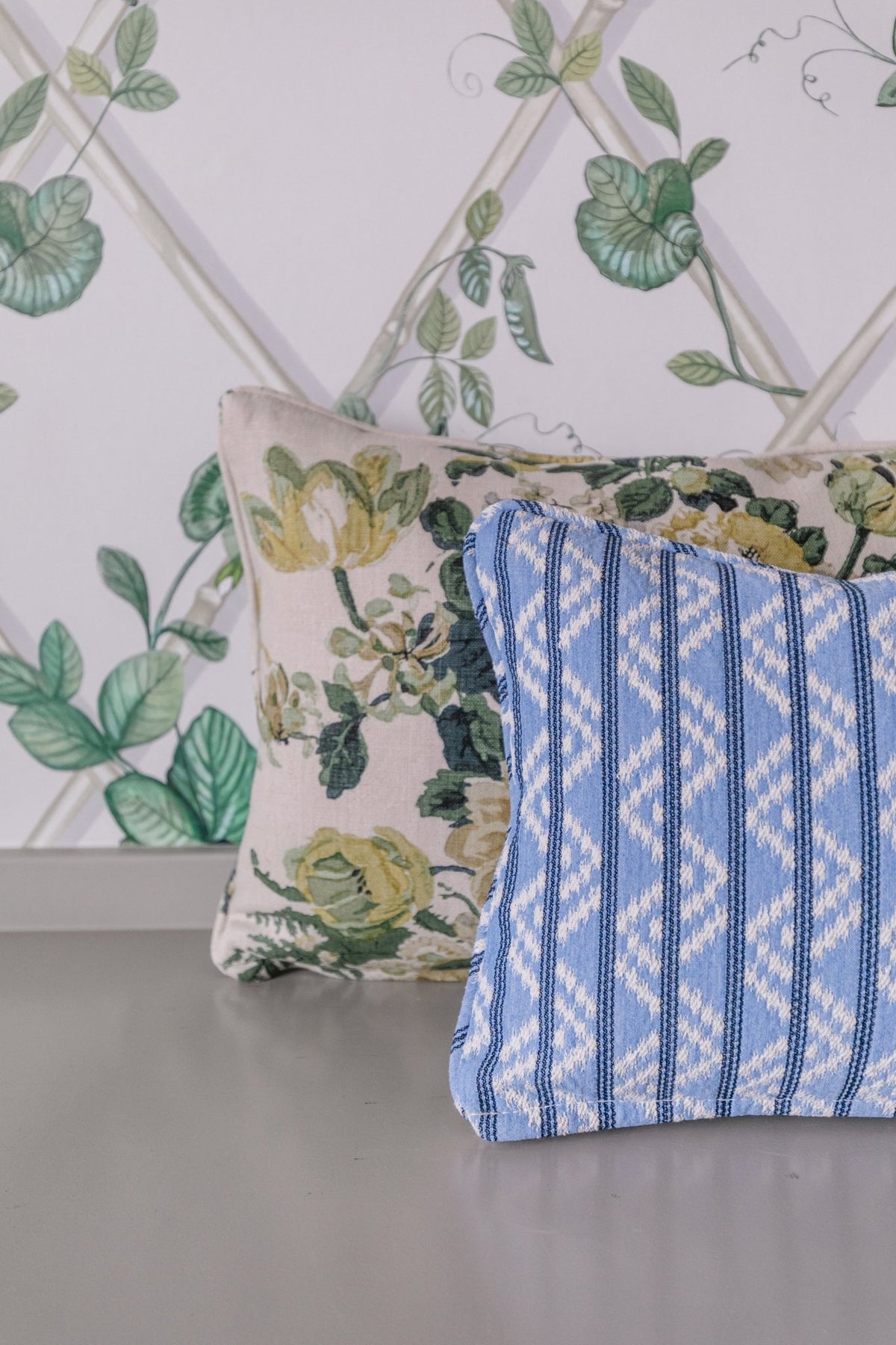 Espalier Throw Pillow, Custom - OAKSTREET SHOPPE