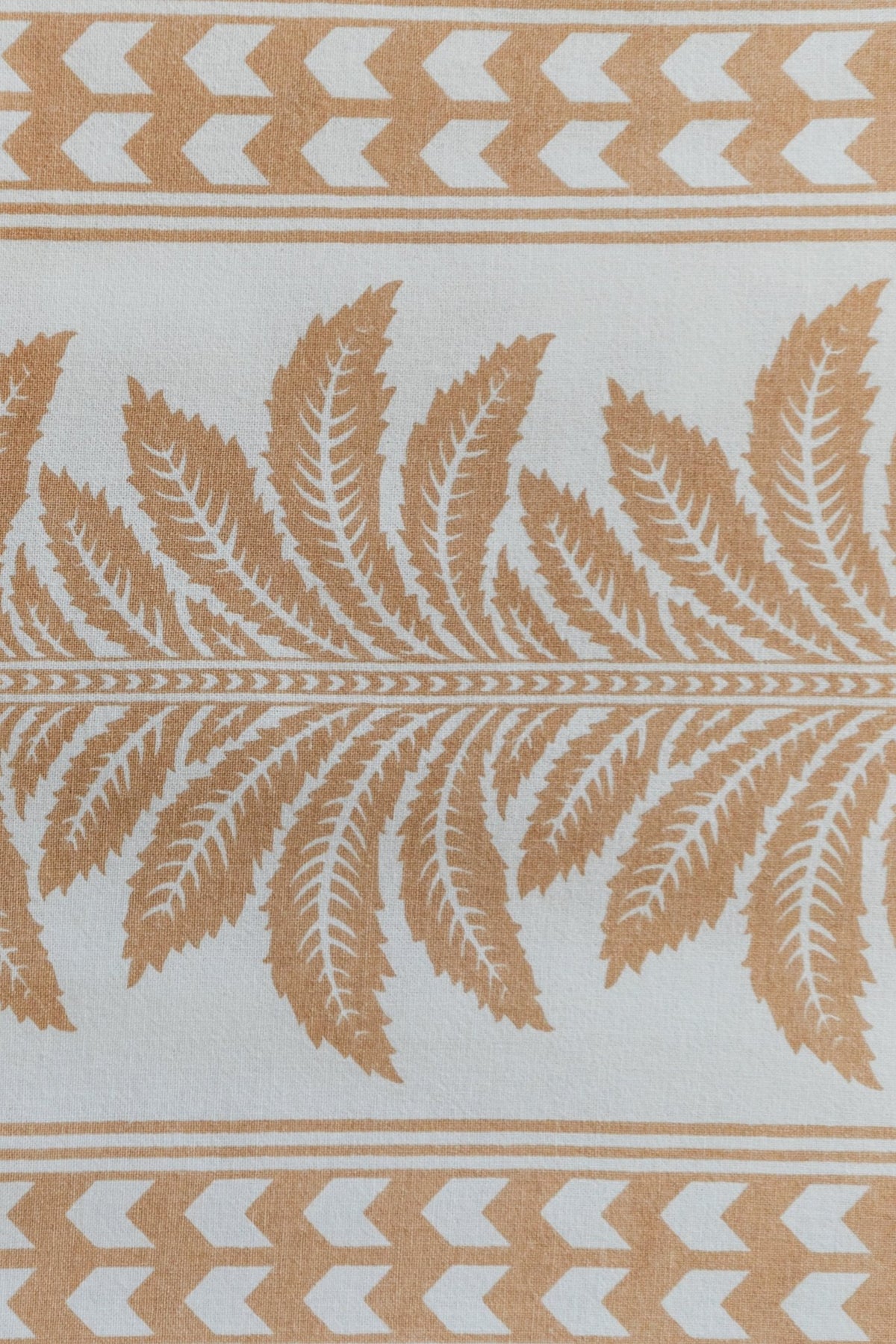 Palm Tan Tablecloth, 60"x135" - OAKSTREET SHOPPE