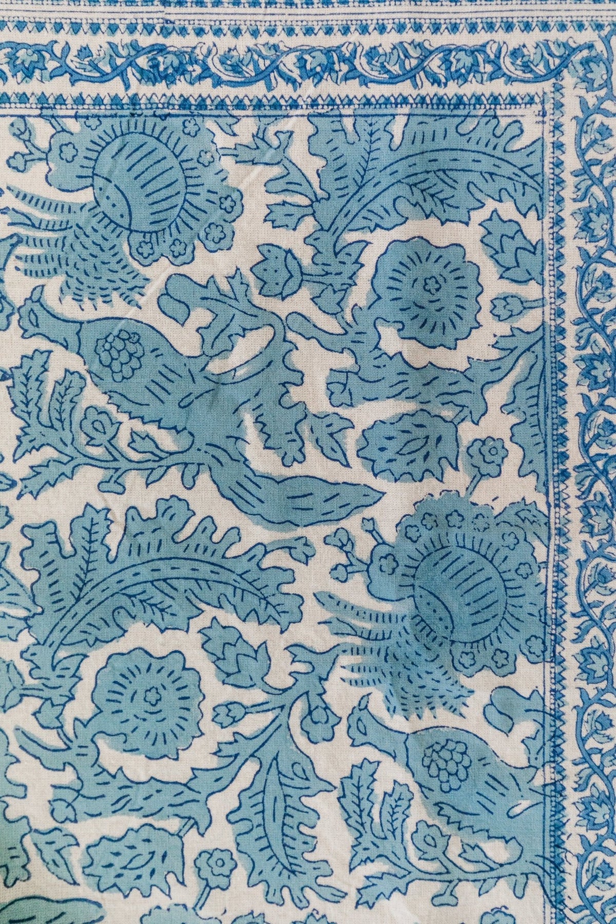 Blue Bird Tablecloth, 72"x132" - OAKSTREET SHOPPE
