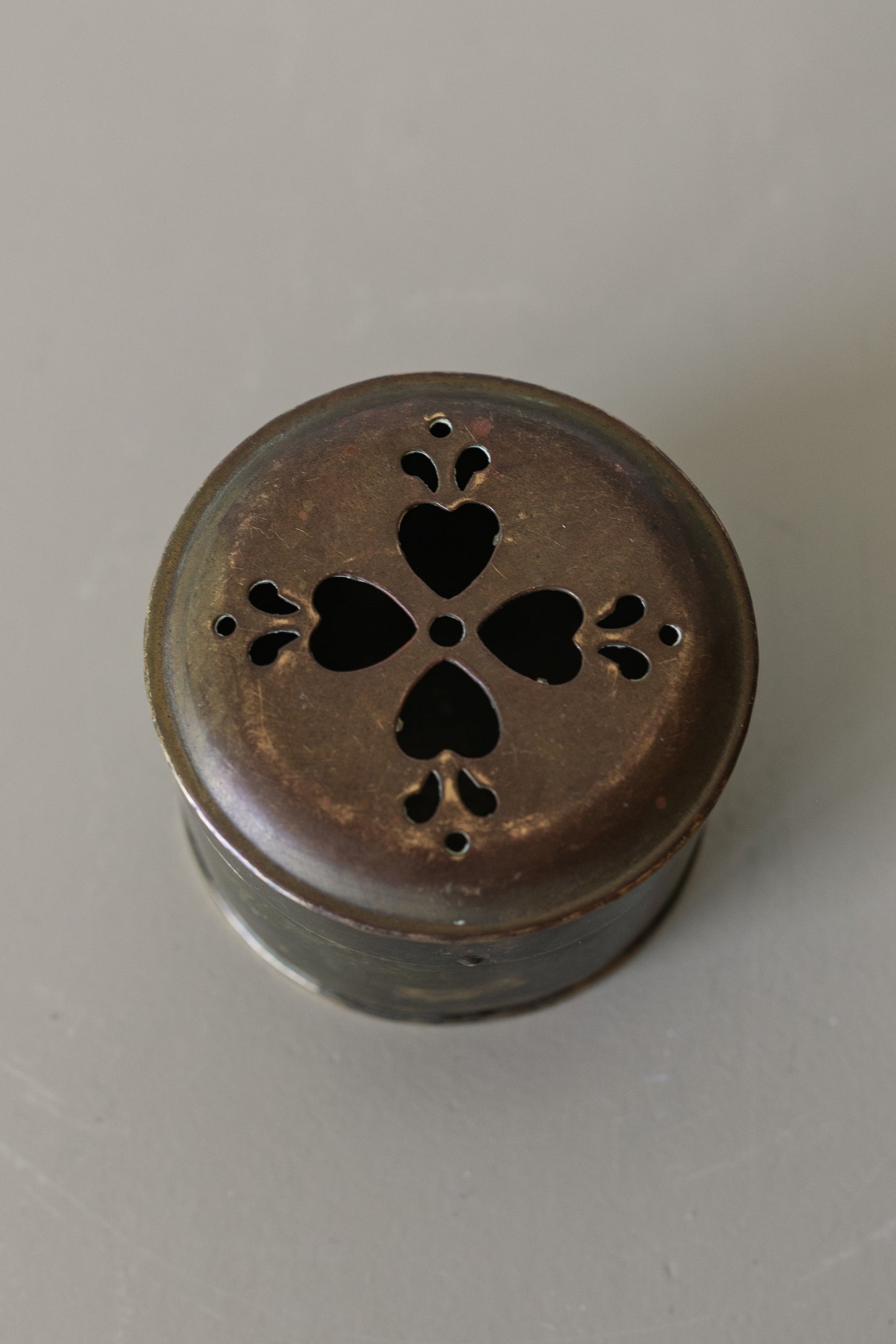 Brass Heart Cricket Box