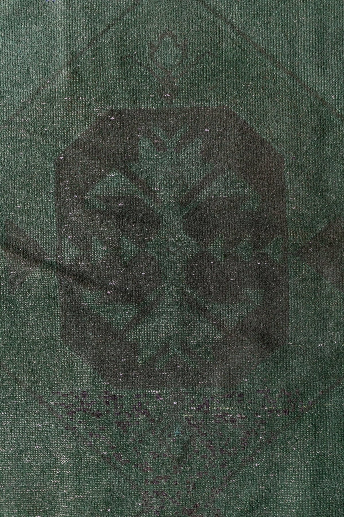Emerald Green Turkish Wool Runner (3x9) - OAKSTREET SHOPPE