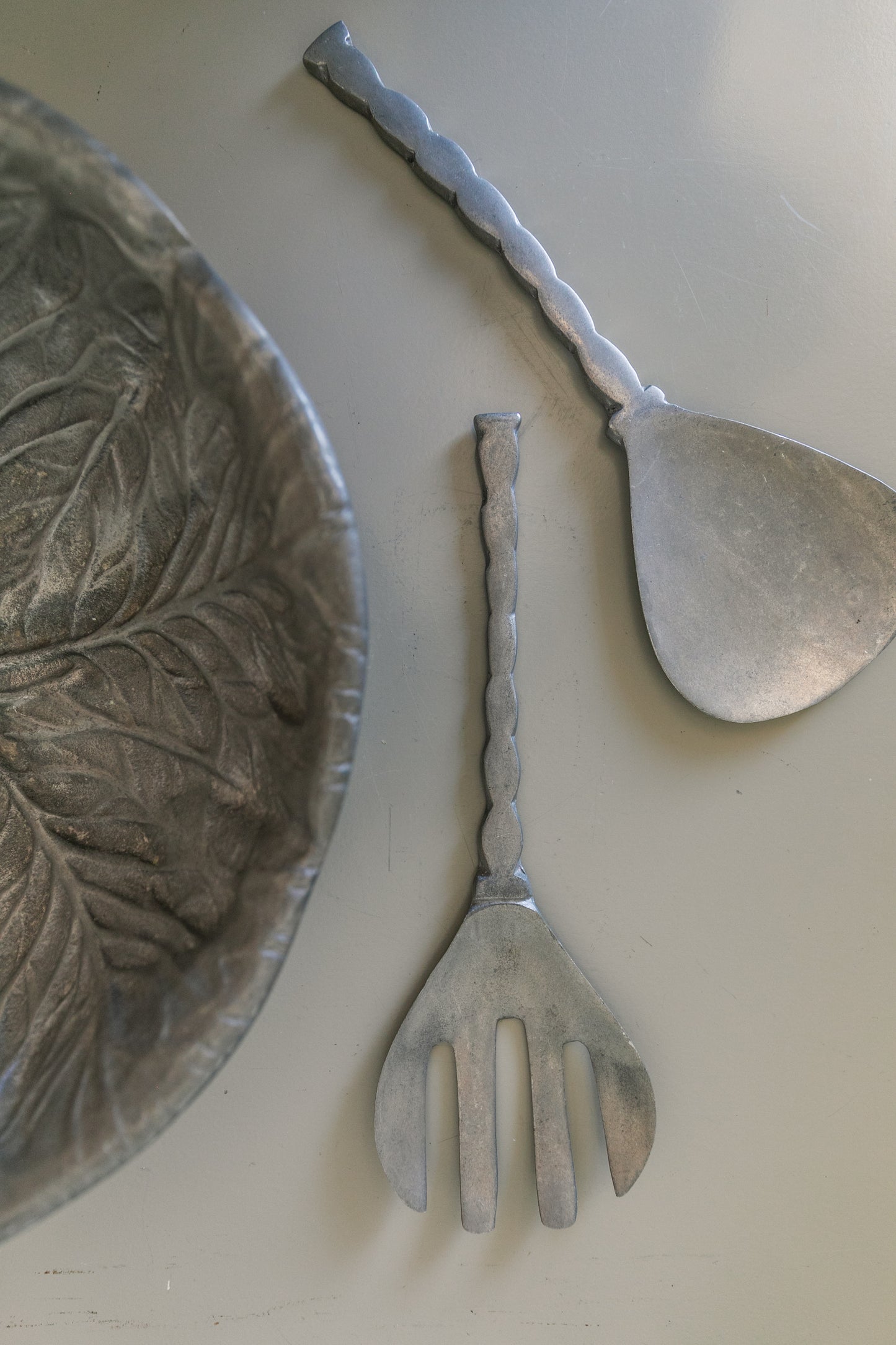 Silver Lettuce Bowl