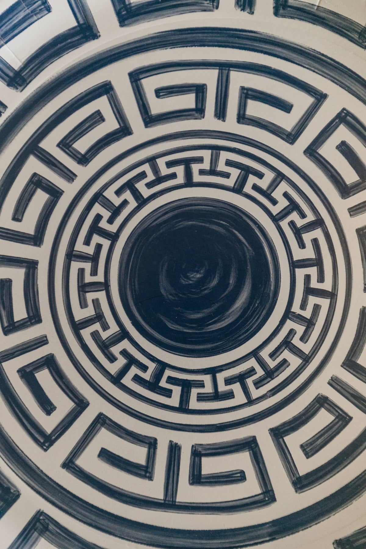 Greek Key Pavilion Dinner Plates - 8 per pac - OAKSTREET SHOPPE